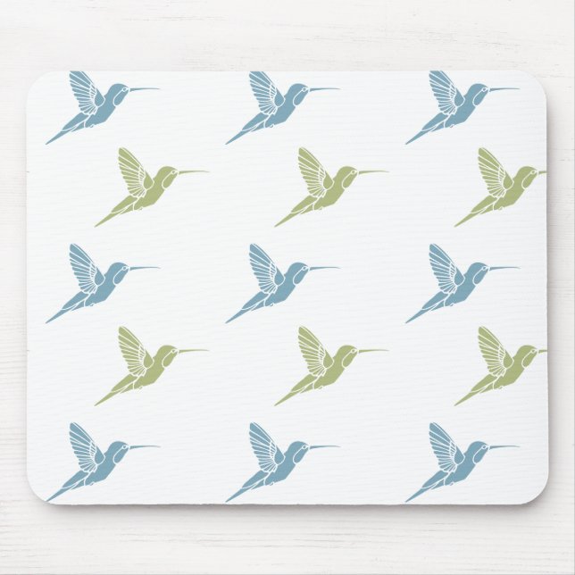 Hummingbirds Mouse Mat (Front)
