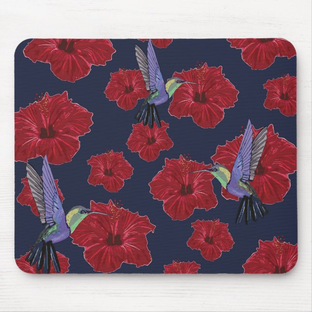 Hummingbirds Mouse Mat (Front)