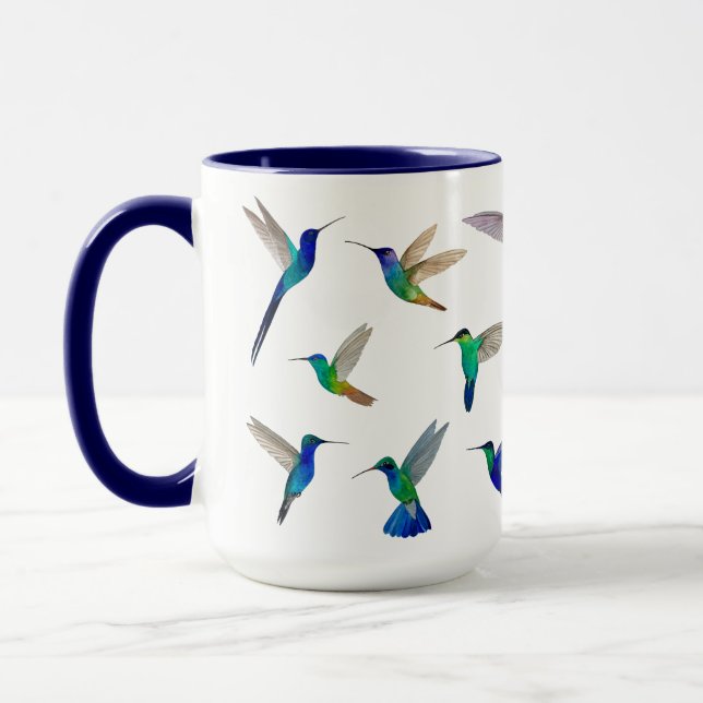 Hummingbirds Mug (Left)