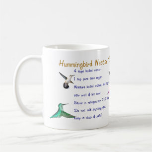Hummingbirds Nectar Recipe Coffee Mug