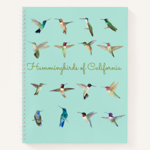 Hummingbirds of California Notebook
