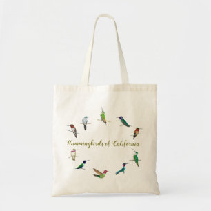 Hummingbirds of California Tote Bag