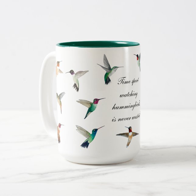 Hummingbirds of North America Coffee Mug (Front Left)