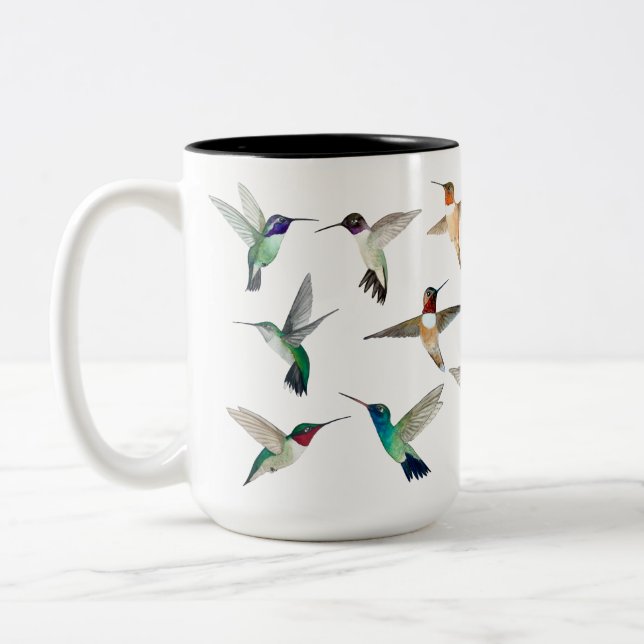 Hummingbirds of North America Coffee Mug (Left)