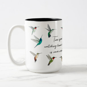 Hummingbirds of North America Two-Tone Coffee Mug