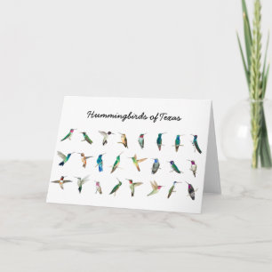 Hummingbirds of Texas Card