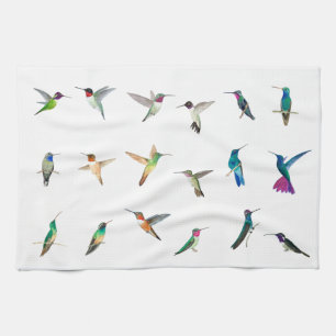 Hummingbirds of Texas Tea Towel