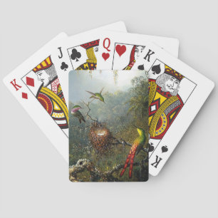 Hummingbirds Playing Cards