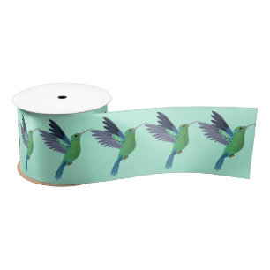 Hummingbirds Ribbon Satin Ribbon