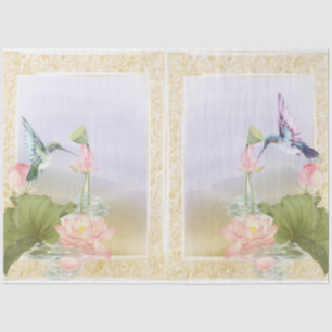 Hummingbirds Series Design 2 Tissue Paper