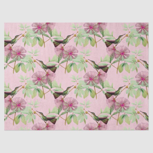 HummingBirds Series Design Twenty-two Tissue Paper (Front)