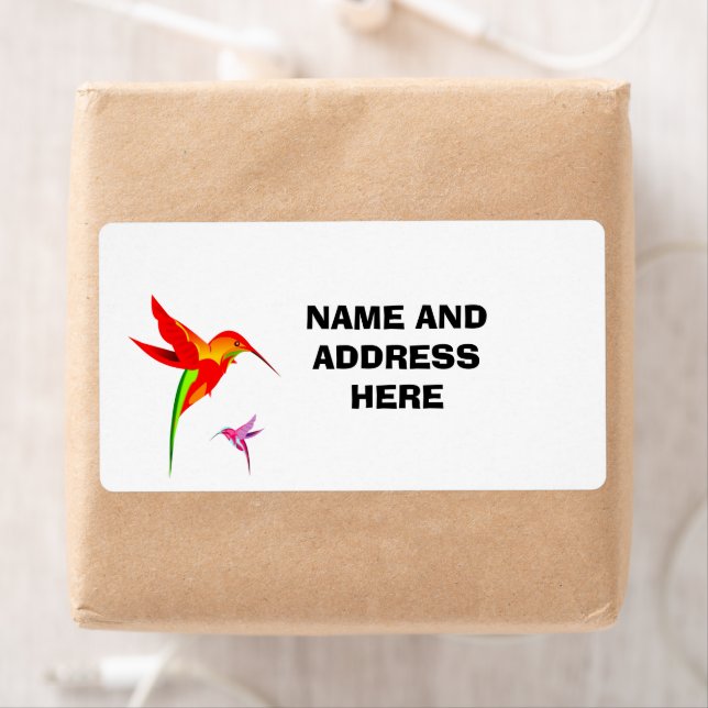  HUMMINGBIRDS  SHIPPING ADDRESS LABELS (Insitu)