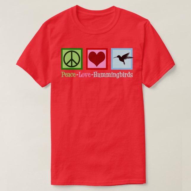 Hummingbirds T-Shirt (Design Front)