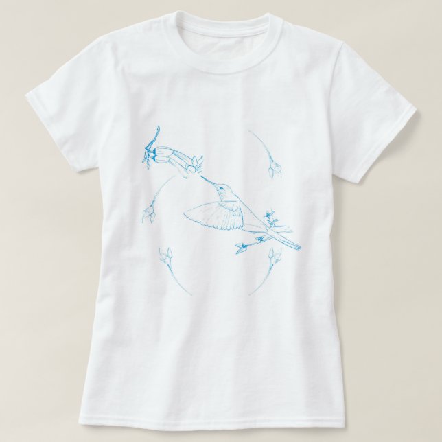 Hummingbirds T-Shirt (Design Front)