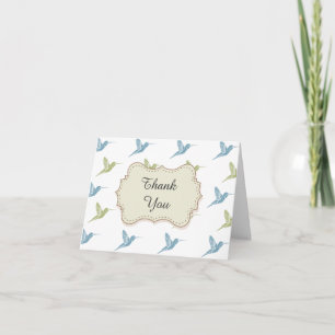 Hummingbirds Thank you Card
