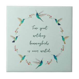 Hummingbirds Tile