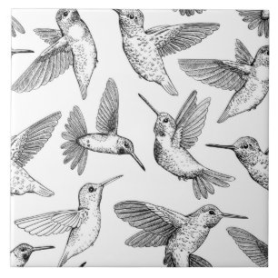 Hummingbirds Tile