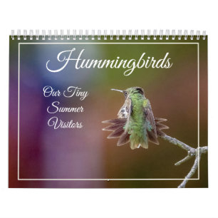 Hummingbirds, Tiny Summer Visitors Calendar