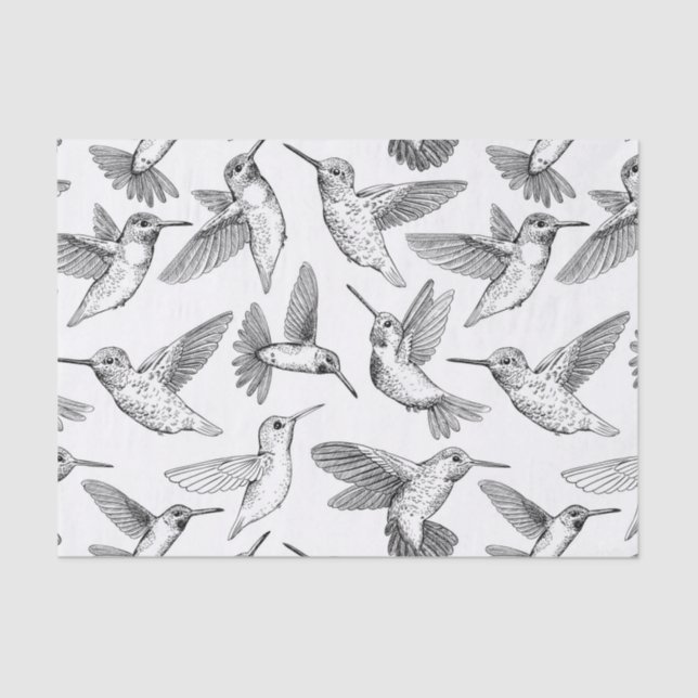 Hummingbirds Tissue Paper (Front)