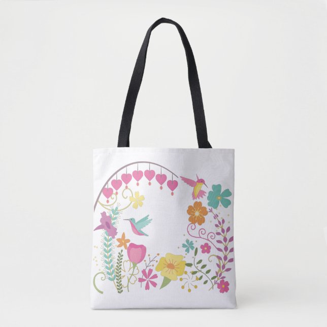 Hummingbirds Tote Bag (Front)
