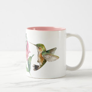 Hummingbirds Two-Tone Coffee Mug