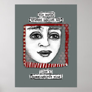 Hummingbird's Wing Poster Wall Art