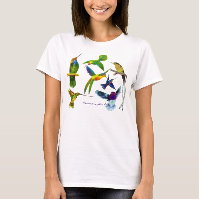 Hummingbirds Women's Fashion Shirt (Front)