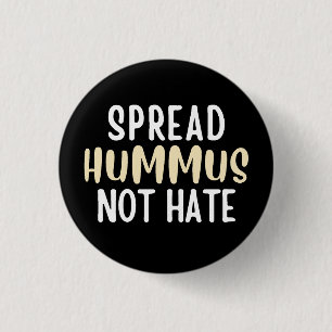 Hummus 3 cm round badge