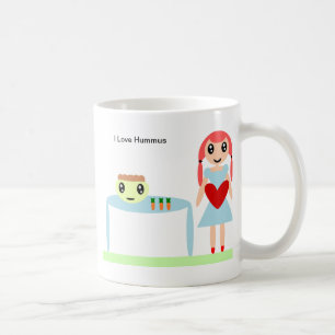 Hummus Love "I love hummus" Coffee Mug