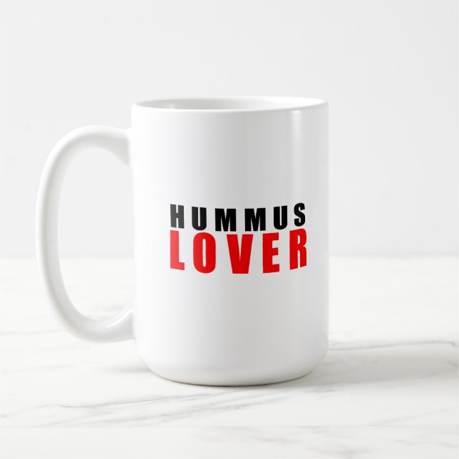 Hummus lover coffee mug (Left)