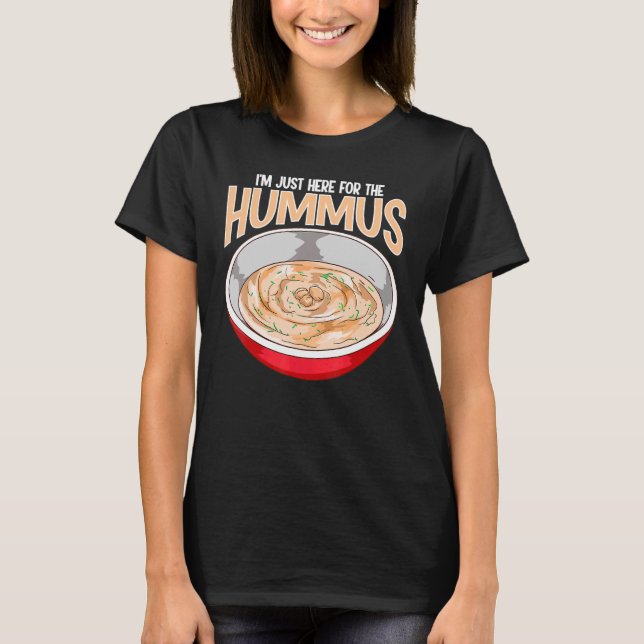 Hummus Pun Chickpeas Mediterranean Food 1 T-Shirt (Front)