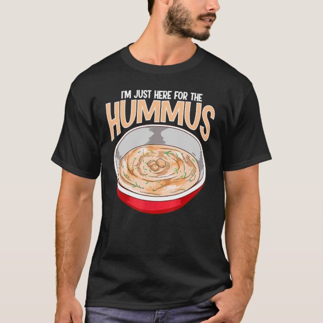 Hummus Pun Chickpeas Mediterranean Food 1 T-Shirt (Front)