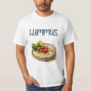 Hummus   Vegan Creamy, Savory Adventure T-Shirt