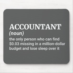 Humor for Accountants Mouse Mat