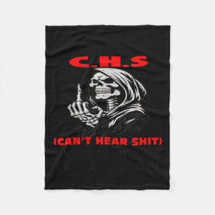 Humor Quote I Suffer From Chs I Will Huh The Crap Fleece Blanket