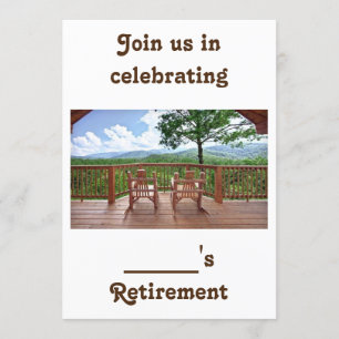 HUMOR/RETIREMENT GO HAND IN HAND INVITATION