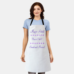 Humorous Amateur Artist Smock Apron