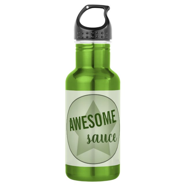 Humorous Awesome Sauce Specialty Pastel Star 532 Ml Water Bottle (Front)