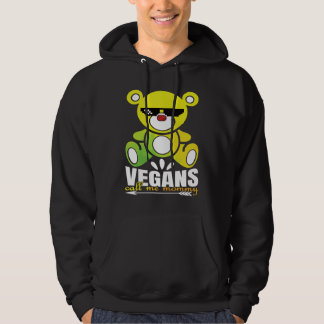 Humorous Bear Of Vegetarians Quote Hoodie