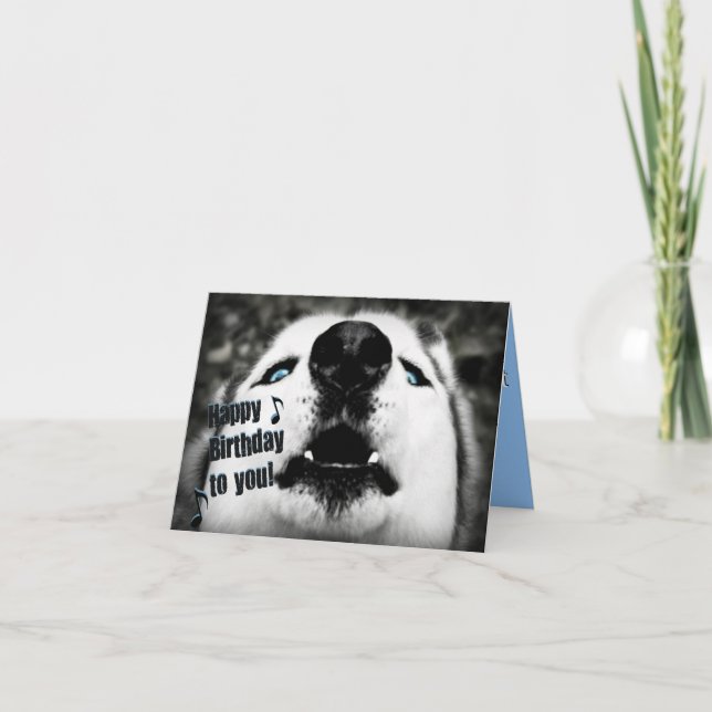 Humorous Birthday Greeting Card (Front)