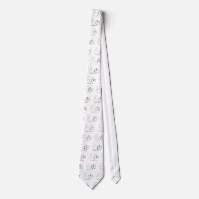 humorous Christmas gift Tie (Front)