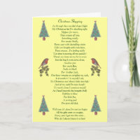 humorous christmas poem robin and xmas tree