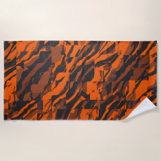 Humorous Coffee and Adulting Text Graphic Beach Towel