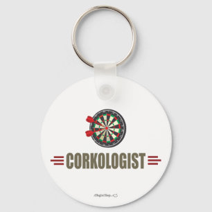 Humorous Darts Key Ring
