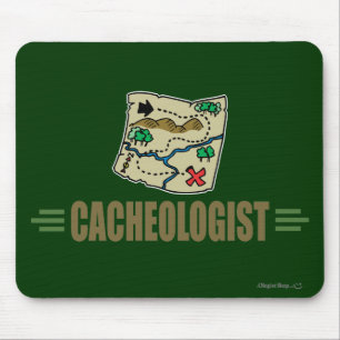 Humorous Geocaching Mouse Mat