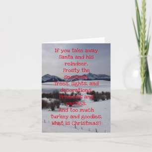 Humorous Gospel Christmas Card