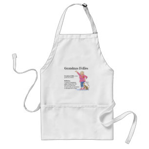 Humorous Grandmas Follies apron