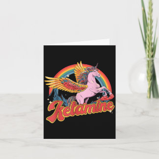 Humorous Ketamine Horse Emergency Funny Mental Hea Card