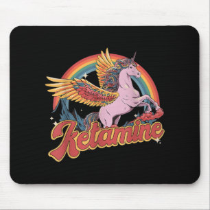 Humorous Ketamine Horse Emergency Funny Mental Hea Mouse Mat
