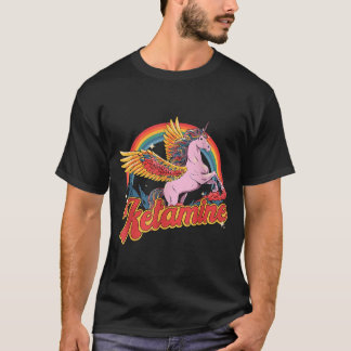 Humorous Ketamine Horse Emergency Funny Mental Hea T-Shirt